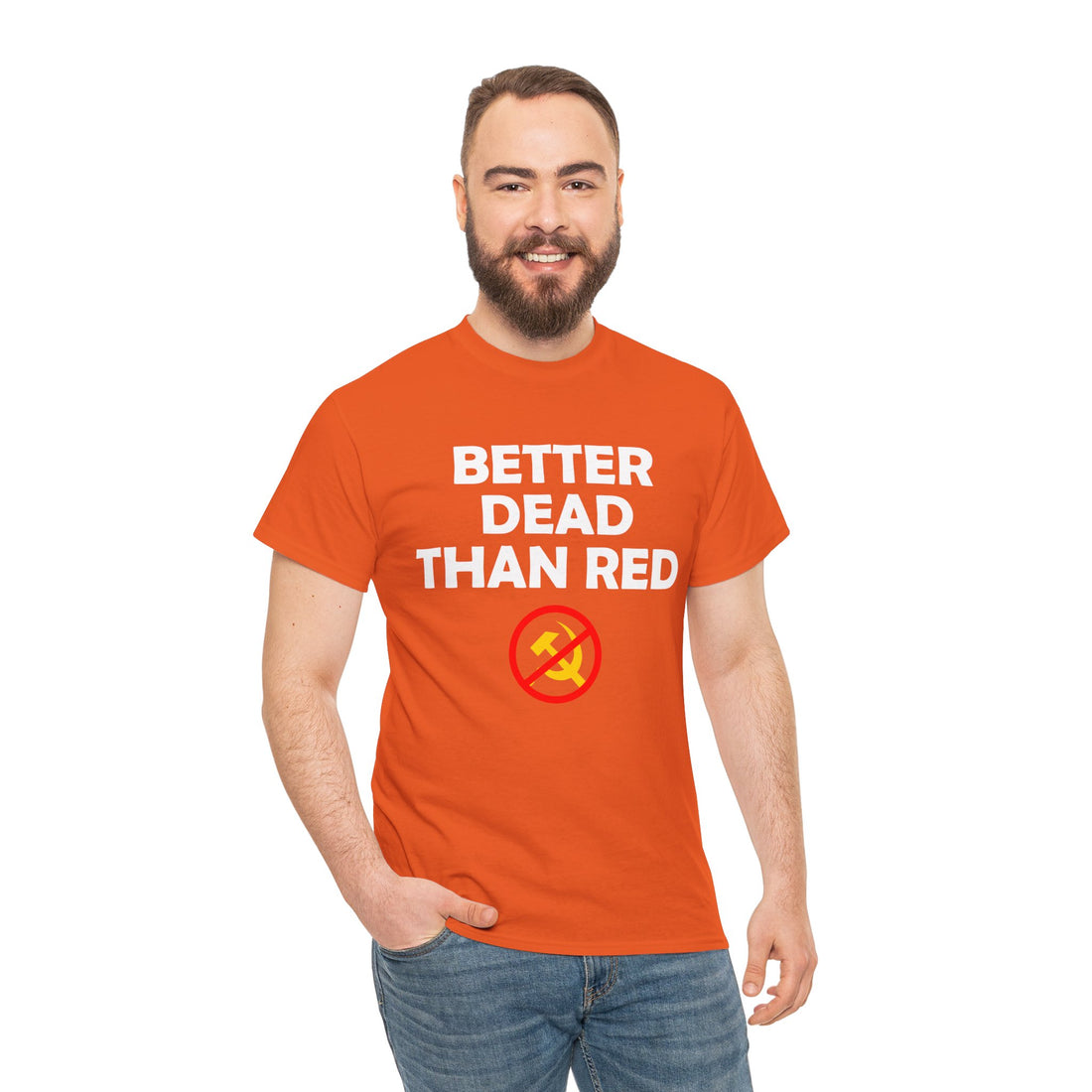 Better Dead Than Red Unisex Heavy Cotton Tee