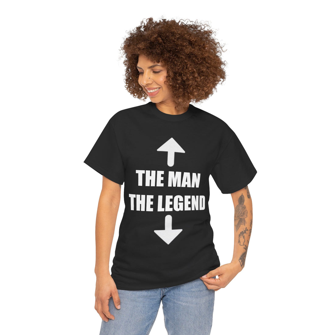 The Man The Legend Unisex Heavy Cotton Tee